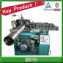 Corrugated spiral post tension tube forming machine